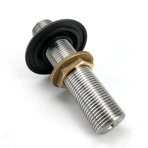 100mm 5/8 All Thread Shank (with Black Plastic Collar and 5/8 nut)