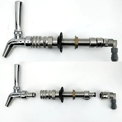 100mm 5/8 All Thread Shank (with Black Plastic Collar and 5/8 nut)