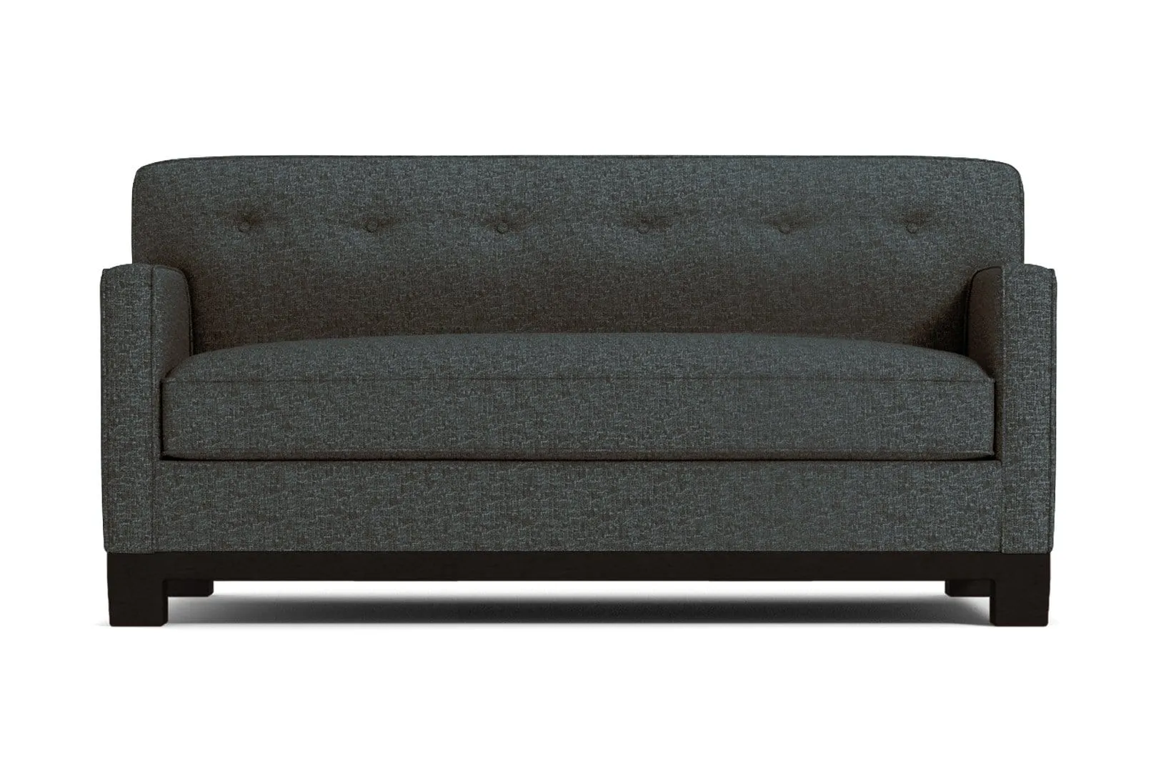 Harrison Ave Twin Size Sleeper Sofa Bed :: Leg Finish: Espresso / Sleeper Option: Memory Foam Mattress