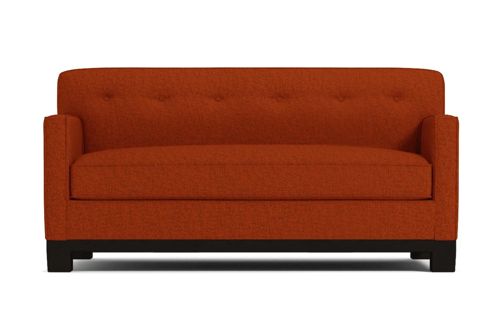Harrison Ave Twin Size Sleeper Sofa Bed :: Leg Finish: Espresso / Sleeper Option: Memory Foam Mattress
